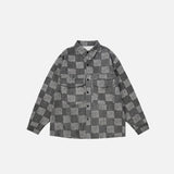 Vintage Plaid Long Sleeved Shirt