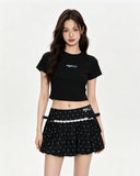 Polka Dot Mini Skirt