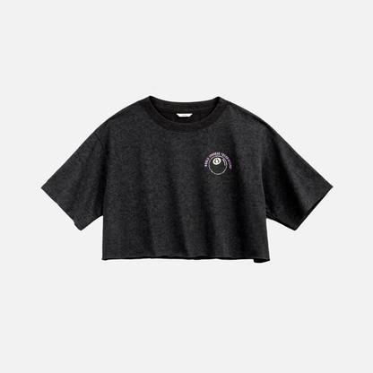 Black Batik Printed Short Sleeve T-Shirt