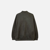 Retro Cross Zip-up Jacket