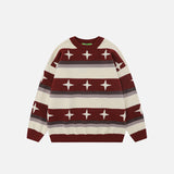 Patchwork Striped Sweater