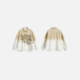 Elegant Embroidered Loose Shirt