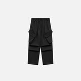 Pleated Baggy Cargo Pants