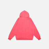 Loose Letter Printing Zip-up Hoodie
