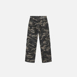 Mid-waist Camouflage Cargo Pants