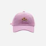 Sunflower Embroidered Cap