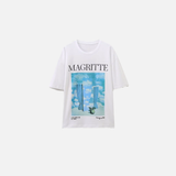 Vibrant Loose Print Cotton T-Shirt