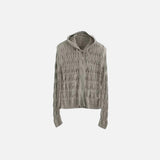 Silver Threaded Hood Sweater
