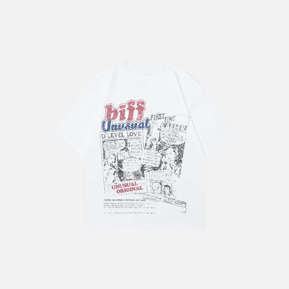 Vintage American Style Loose Fit T-Shirt