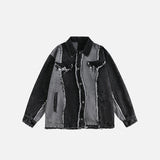Tassel Black Denim Jacket