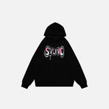 Loose Letter Print Hoodie