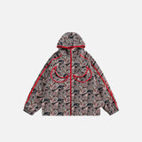 Colorful Cashew Flower Print Jacket