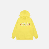 Fruit Graphic Print Hoodie