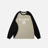 Patchwork Splicing Color Sweatshirt