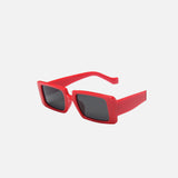 Rectangular Thic Frame Sunglasses