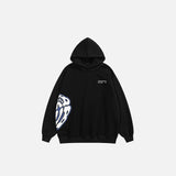 Patched Sided Hoodie