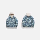 Tie Dye Fuzzy Jacket