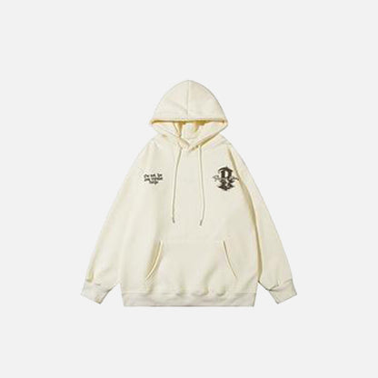 Graffiti Loose Oversized Hoodie