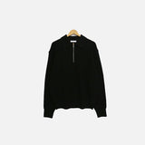 Vintage Knitted Zip-up Sweater