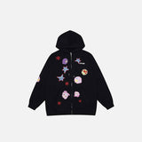 Y2K Embroidery Cartoon Hoodie
