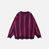 Loose Zebra Chain Sweater