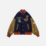 Vintage Embroidery Varsity Jacket