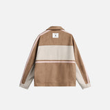 Splicing Color Varsity Jacket