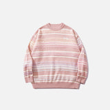 Oversized Stripped Knitted Sweater