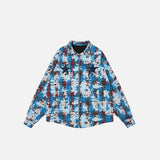 Y2K Star Embroidery Zip-up Jacket