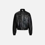 Y2K Winter Streetwear Stylish Pilot Leather Jacket