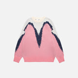 Oversized Melting Colors Sweater