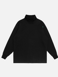 Autumn Blank Turtleneck T-shirt