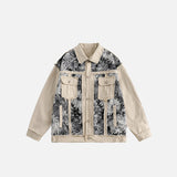 Vintage Flower Patch Denim Jacket