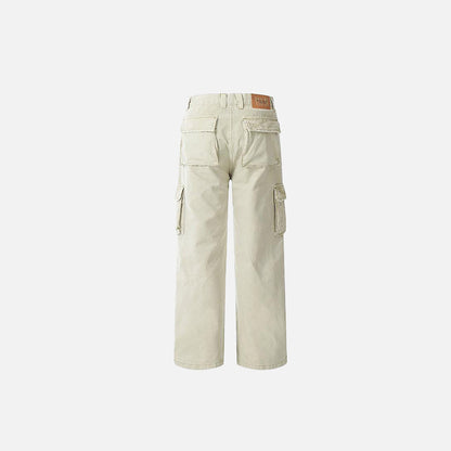 Straight-leg Loose Cargo Pants