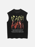 Gradient Retro Sleeveless T-shirt