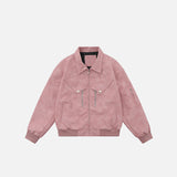 Star Graphic Embroidery Varsity Jacket
