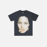 Retro Portrait Print Hip Pop T-Shirt