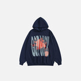 Got Luck Letter Print Hoodie