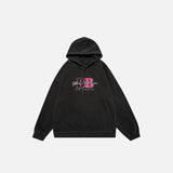 Back To Back Letter Print Hoodie