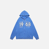 Oversized 1968 Zip-up Hoodie