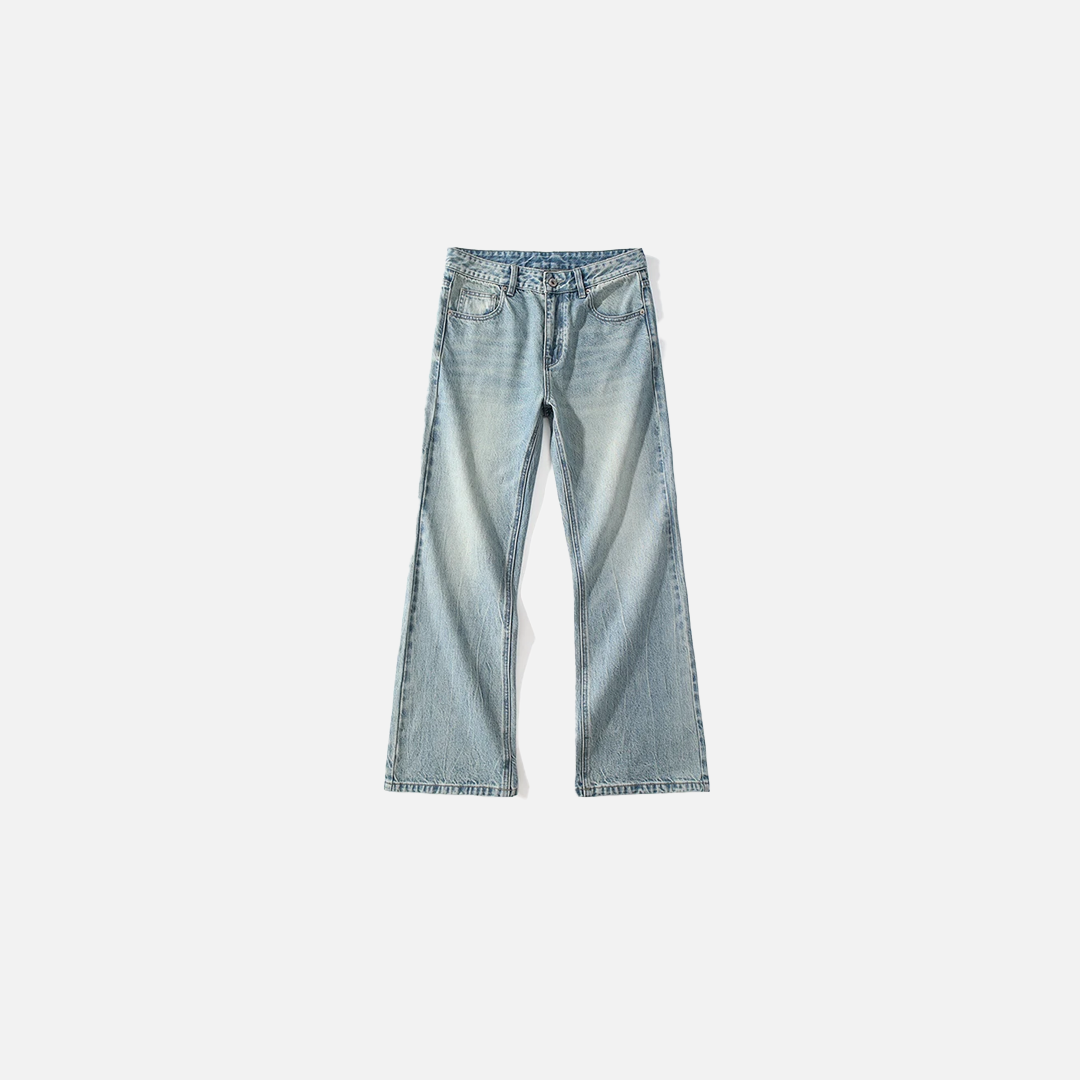Light Blue Flared Bootcut Jeans