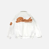 Embroidery Leather Jacket