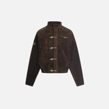 Streetwear Button Down Stand Collar Jacket