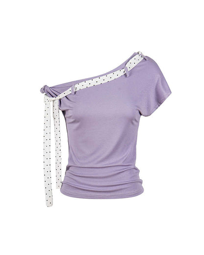 Bow Tie Off-Shoulder Top