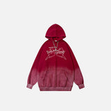 Graphic Gradient Oversized Hoodie