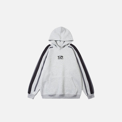 Striped Oversized Hoodie