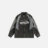 Racing Motorcycle Denim Jacket