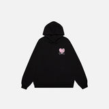 Color Block Heart Shaped Hoodie