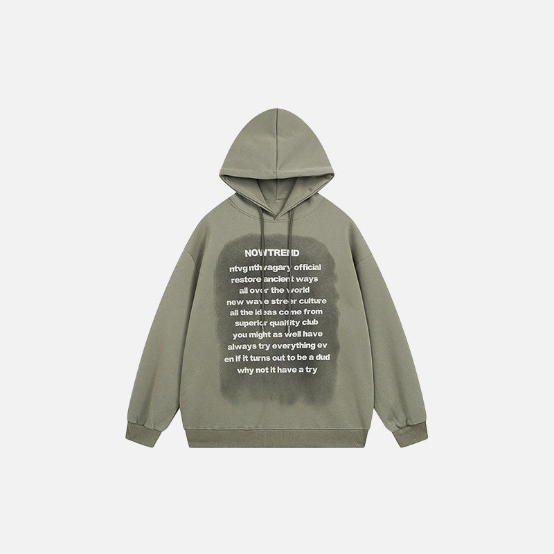 "Now Trend" Poem Hoodie