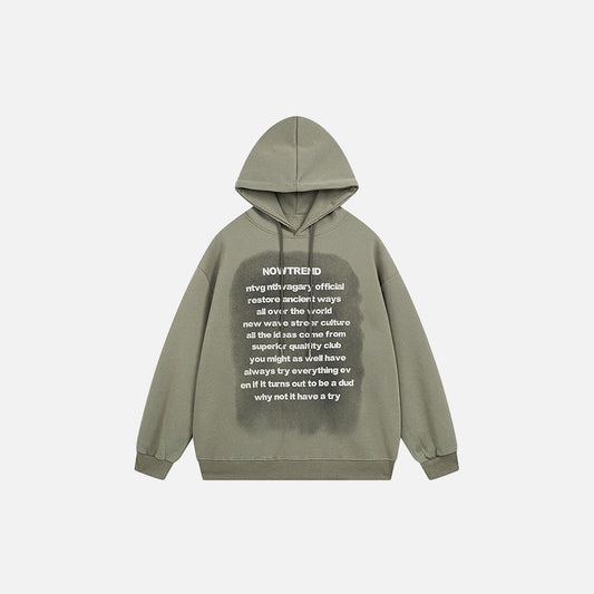 "Now Trend" Poem Hoodie